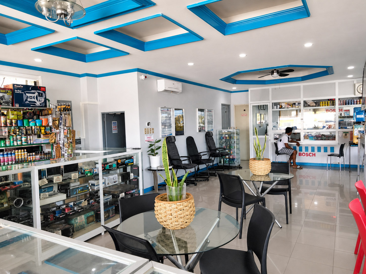 Northeast Car Care Centre reception and customer lounge