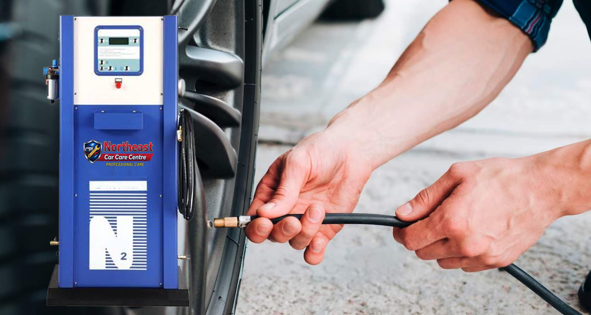 Nitrogen Tire Inflation at Northeast Car Care Centre